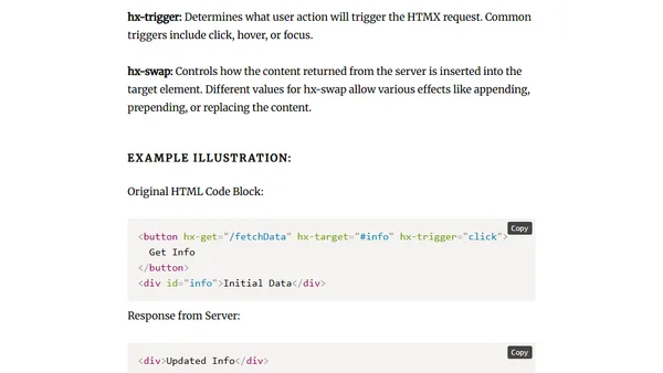 What is HTMX? Why it Matters? and How to use it.