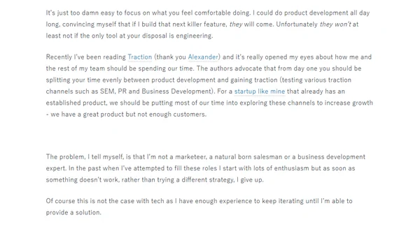 Why comfortable founders fail