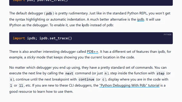 5 Ways of Debugging with IPython
