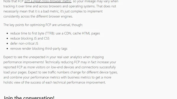 Survivorship Bias in Web Performance