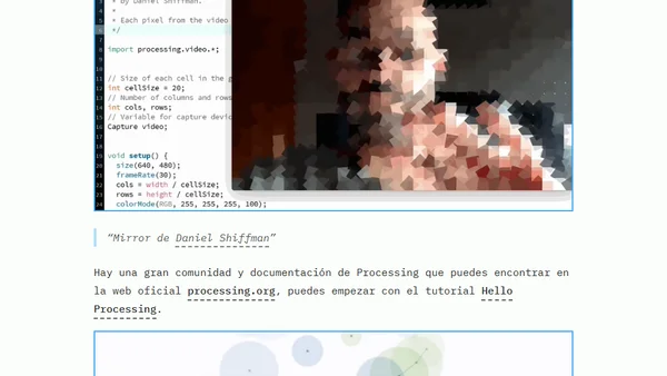 Aprender a programar con Processing y P5js