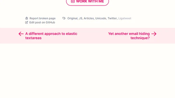 Exploring browser-supported Unicode characters and a tweet shortening experiment