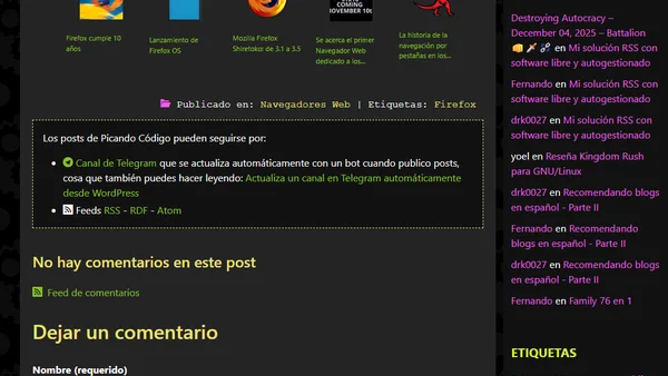 Piques Firefox: Contar cantidad de pestañas abiertas en Firefox 2025