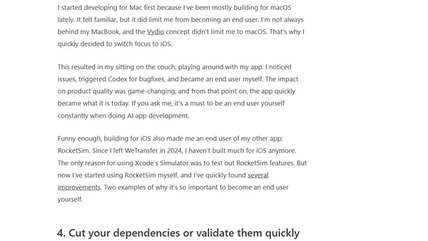 AI App Development: What I Learned in One Month