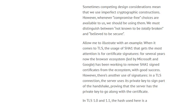SHA1 and Richard Feynman