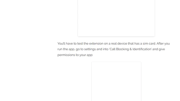 Block and Identify Calls with Call Directory App Extension