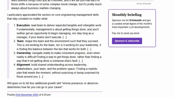 "Good engineering management" is a fad