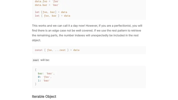 Destructuring... with object or array?