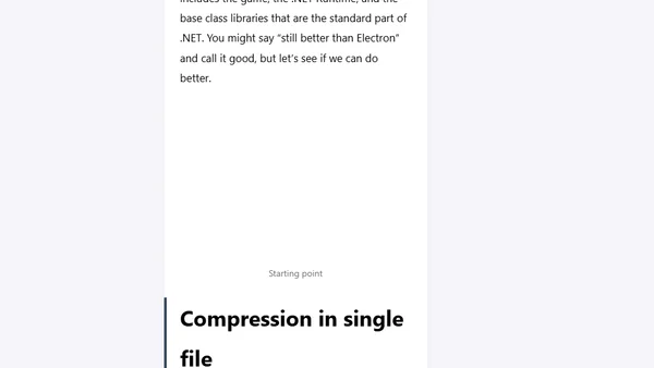 Building a self-contained game in C# under 2 kilobytes