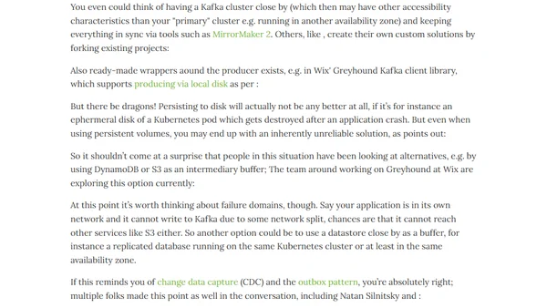 O Kafka, Where Art Thou?