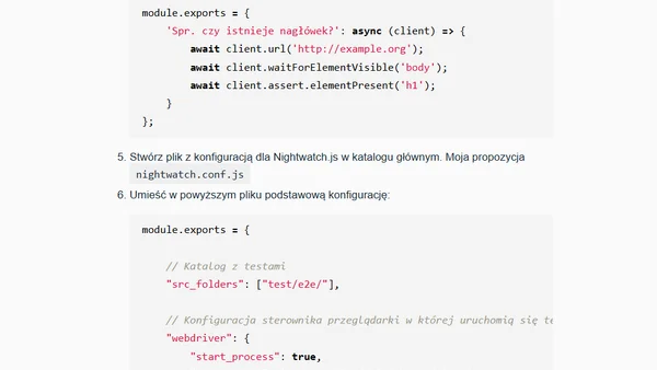 Testy end-to-end w Continuous Integration