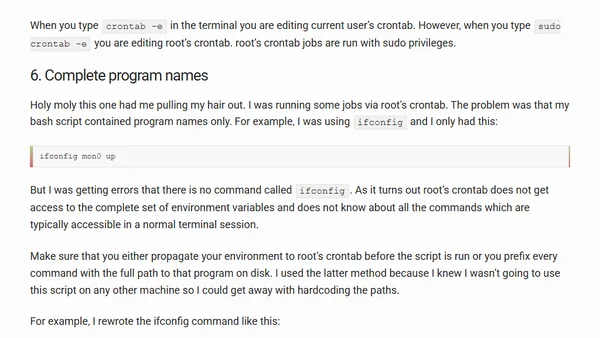 6 Tips Before You Write Your Next Bash Cronjob