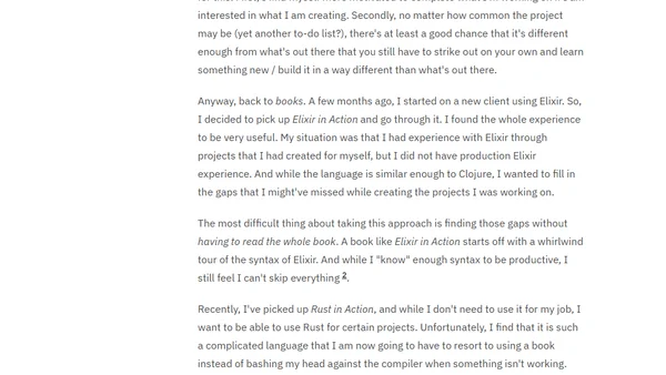 How doth I read a technical book?