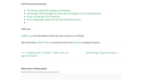 Some things I learned in August