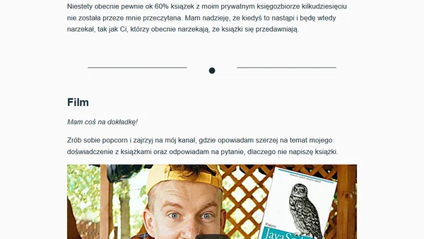 Jaki mam stosunek do książek technicznych?