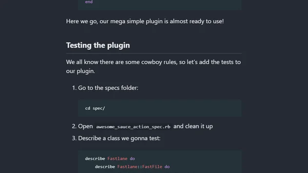 Fastlane, plugin them all