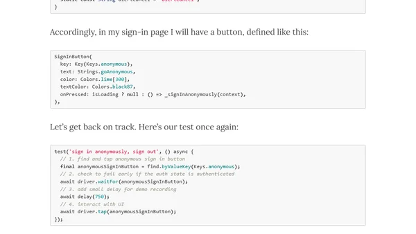 Case Study: Automating UI/Integration Tests with Flutter Driver and Codemagic