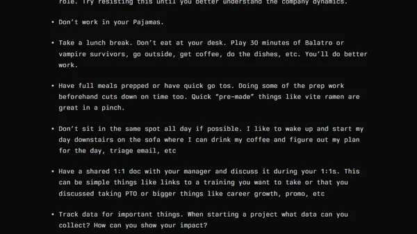 Guideline For New Roles
