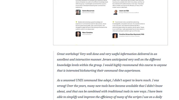 Archive of My Online Course Embrace the Command Line