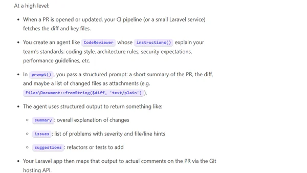 Real-world examples of using Laravel AI SDK