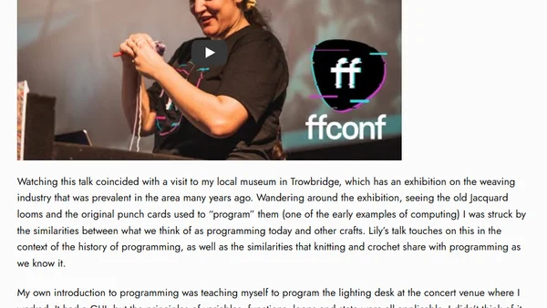 Programming as a Craft