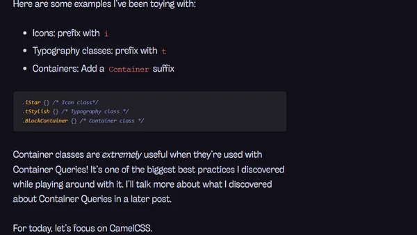 How camel-cased classes are way better than kebab-cased classes