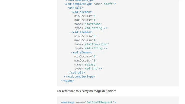 Returning Arrays in WSDL