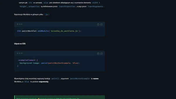 CSS Houdini - przyszłość CSSa czy niepotrzebna nowość?