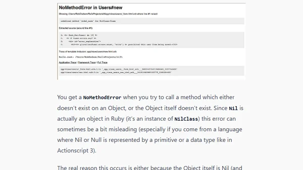 NoMethodError in Rails 3