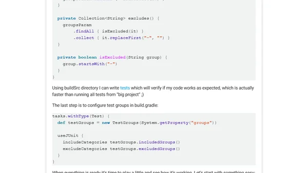 Spock tests grouping using @Category from junit