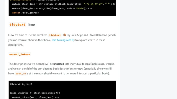 Goodreads 👍📚 Part 2: rvesting descriptions