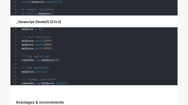 Comprendre les structures de données linéaires en 10 minutes