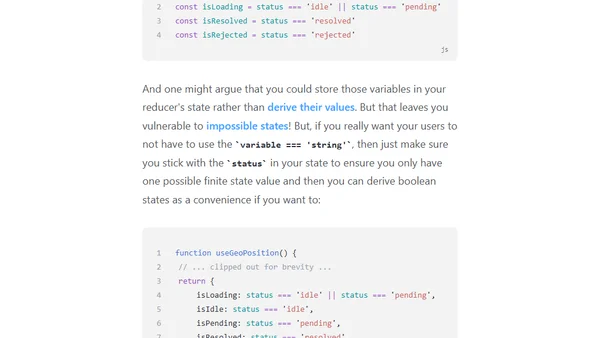 Stop using isLoading booleans