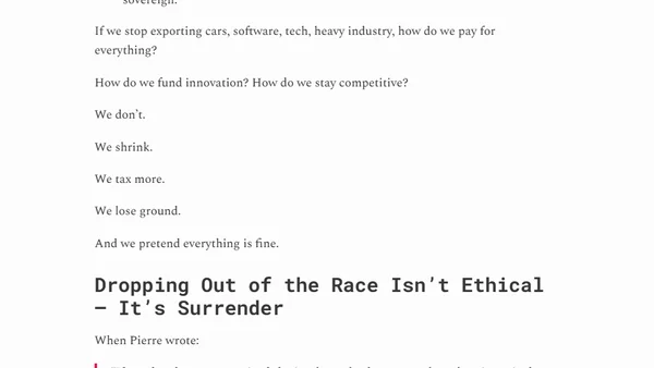 The Future Is Being Built Elsewhere