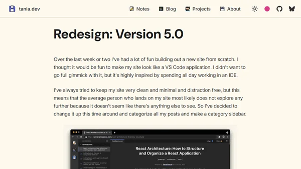 Redesign: Version 5.0