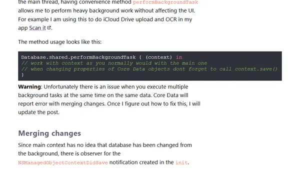 My approach to setting up Core Data stack